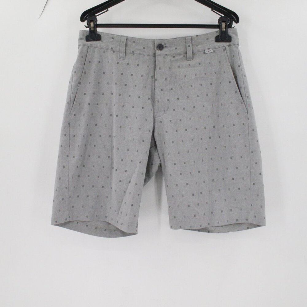 Travis Mathew Shorts Men’s 30 9.5” Flat Front Performance Printed golf Pockets